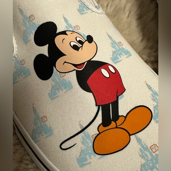 VANS x 2022 Disney Parks 50th Anniversary Mickey Mouse Slip On Shoes, Mens 12 - Picture 2 of 12
